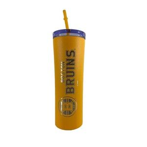 Boston Bruins 18oz Skinny Tumbler With Straw